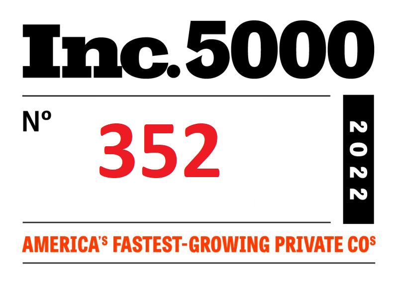 ranked #352 in the Inc5000